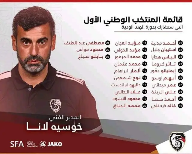 الإعلان عن قائمة المنتخب الوطني الأول 